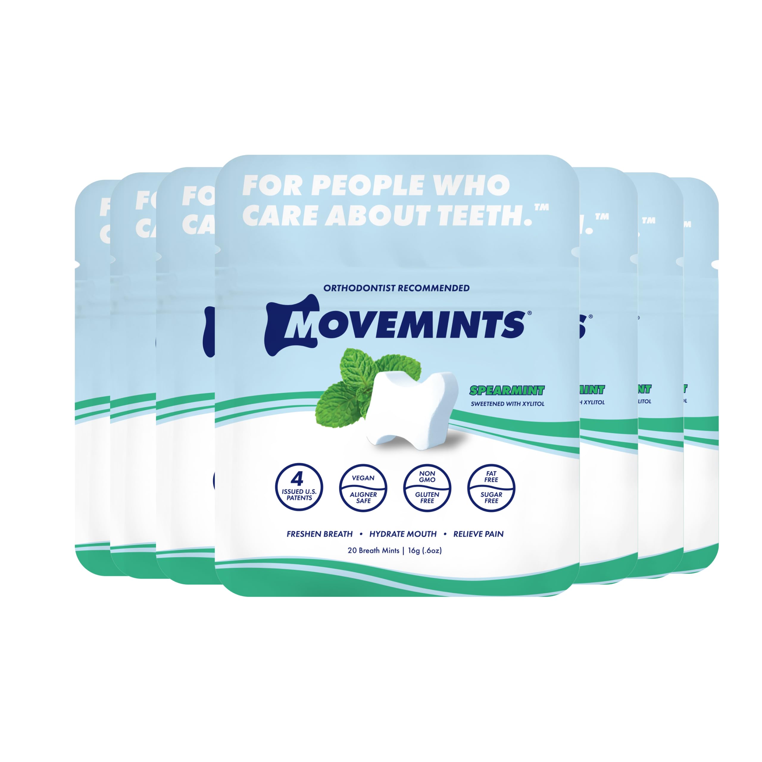 Movemints Clear Aligner Mints - Patented Aligner Seating Mints